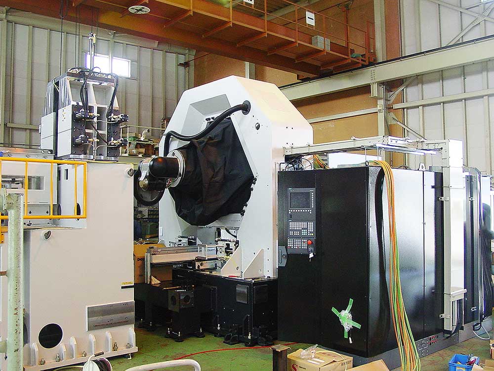 パラレルリンクロボット5面機械