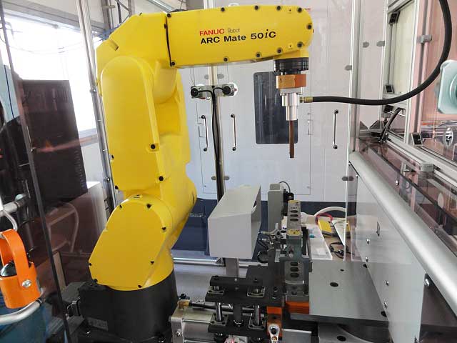 トランペット シリンダー 仮組み植込管溶接機 ロボット