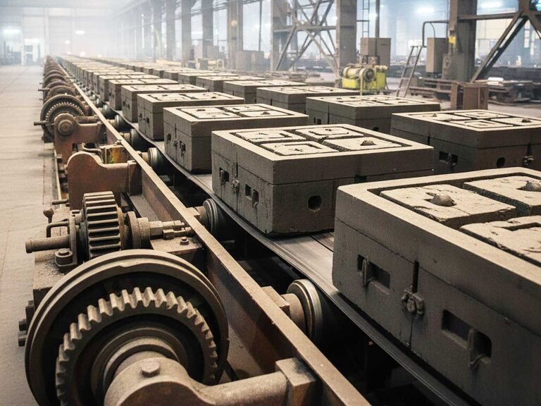 砂型鋳造コンベア